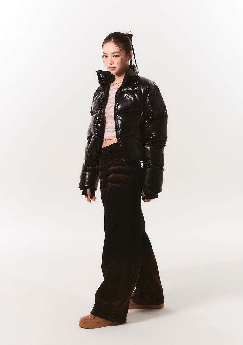 high beam puffer jk - black