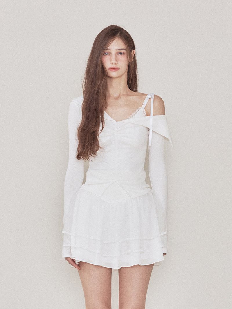 Bunny top set (Ivory)