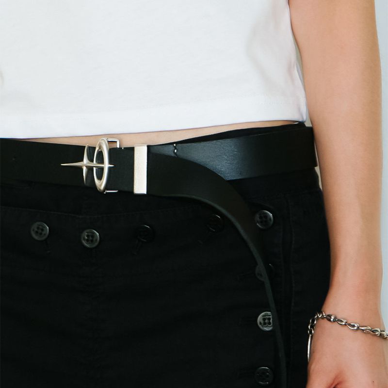 Teeth Logo Belt (Silver)