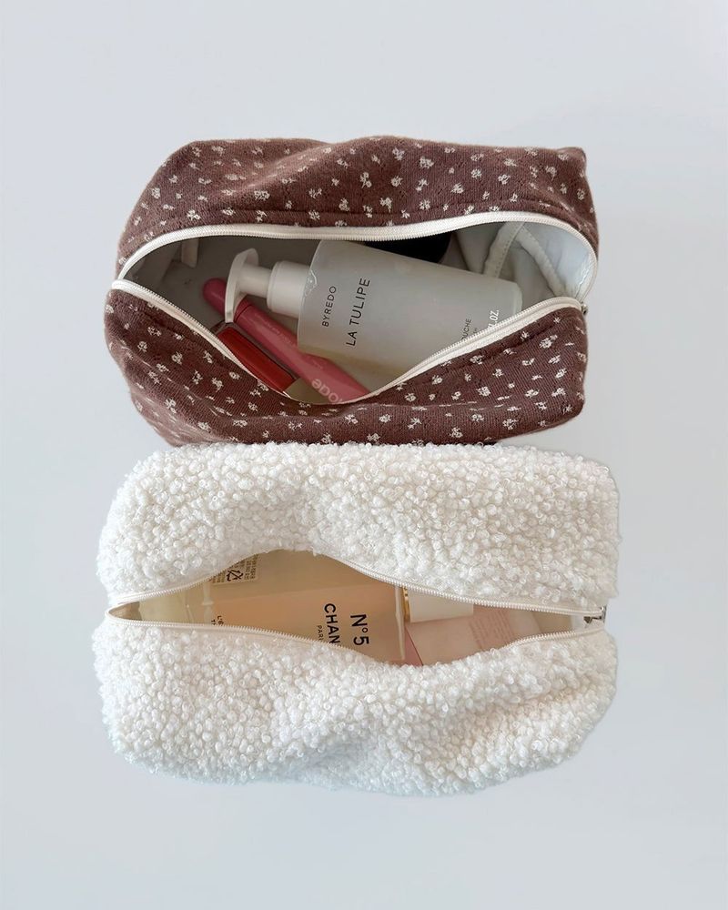 Bread pouch (Flower/Brown)
