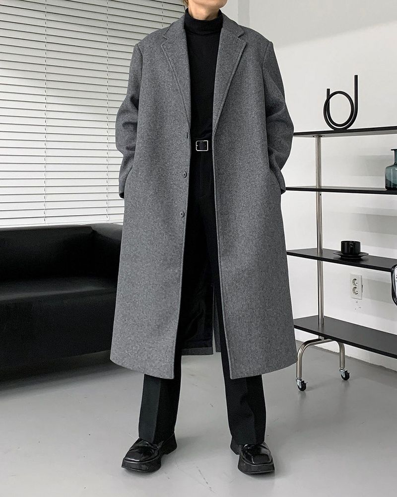 COZINESS（コジネス）の「FL Vib owl Long Coat (4 colors)（Jackets/Outerwear）」