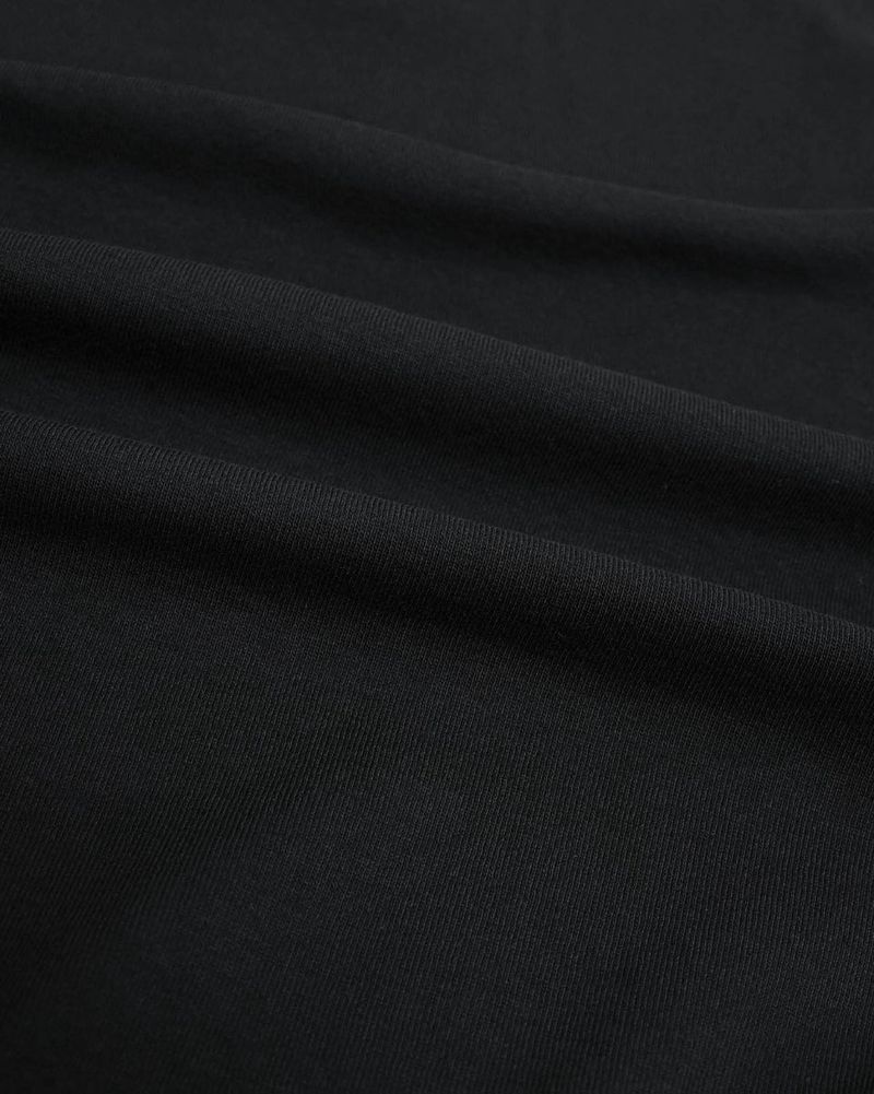 BDM Henley Neck Long Sleeve Black