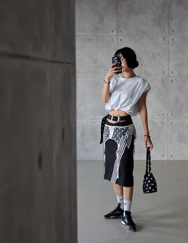 Stretto Slim Fit Wedge Sneakers