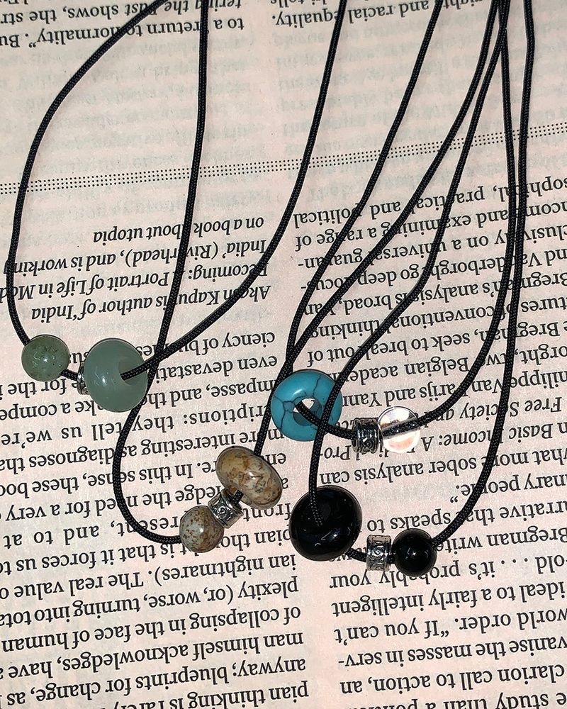 WONDER WONDER(ワンダーワンダー)の「Nept vintage gemstone point necklace(Accessories)」