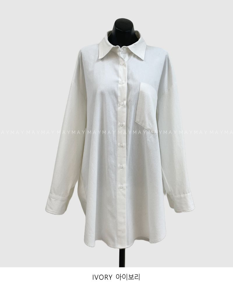 Peach Napping Oversized Fit Shirt