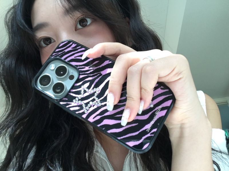 zebra bumper case (with star sticker)