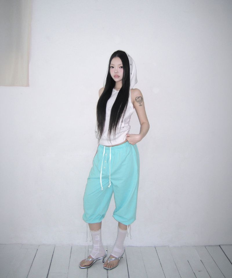 nina button capri pt (2colors)