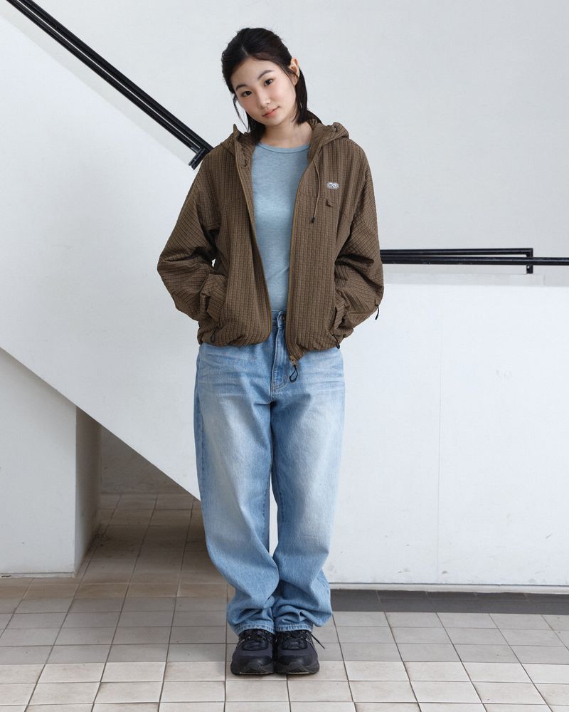 Plaid Light Tech Wind Jacket