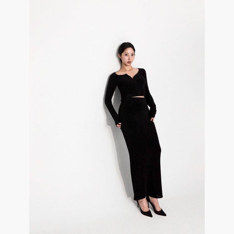 Natalie カーディガン in Black