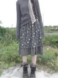 layer shirring skirt