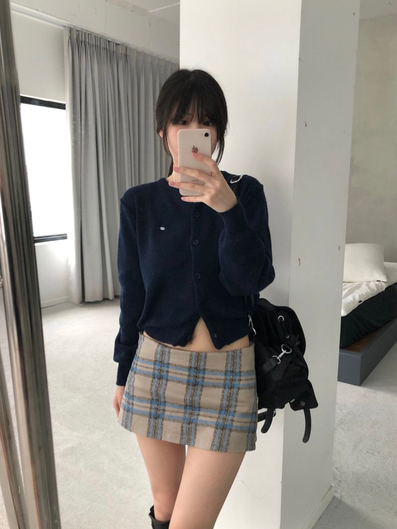 Muir Checkered Mini Skirt (2 colors)