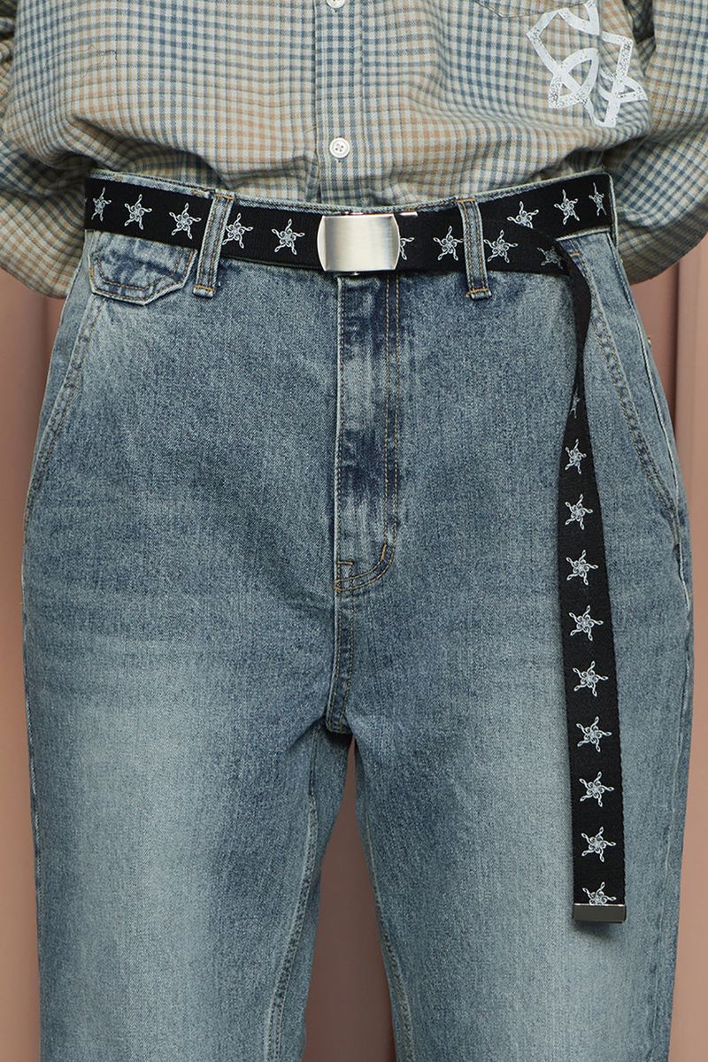 UNALLOYED（アナロイド）の「STAR BELT / BLACK（Fashion Accessories）」