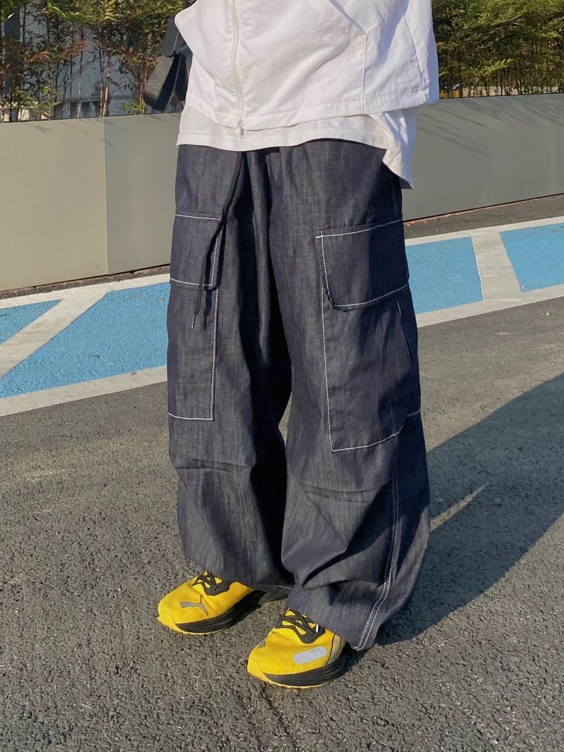 UNAIDUN(アネイダン)の「Nonfade stitch cargo balloon pants 2C(Pants)」