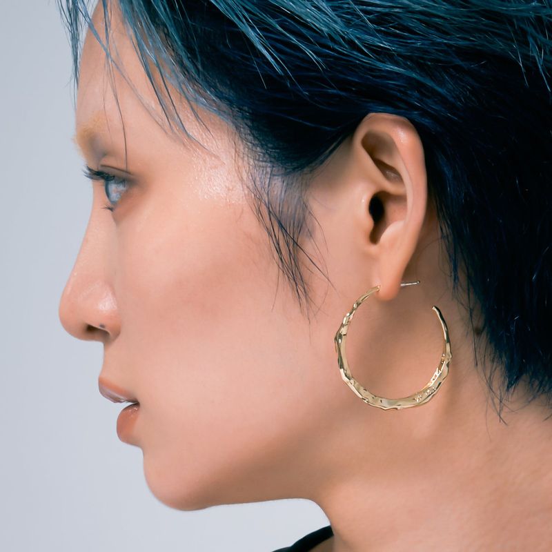 Melting Hoop Earring