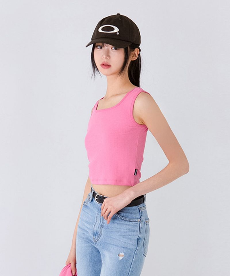 SLIM FIT LOGO SLEEVELESS [4color]