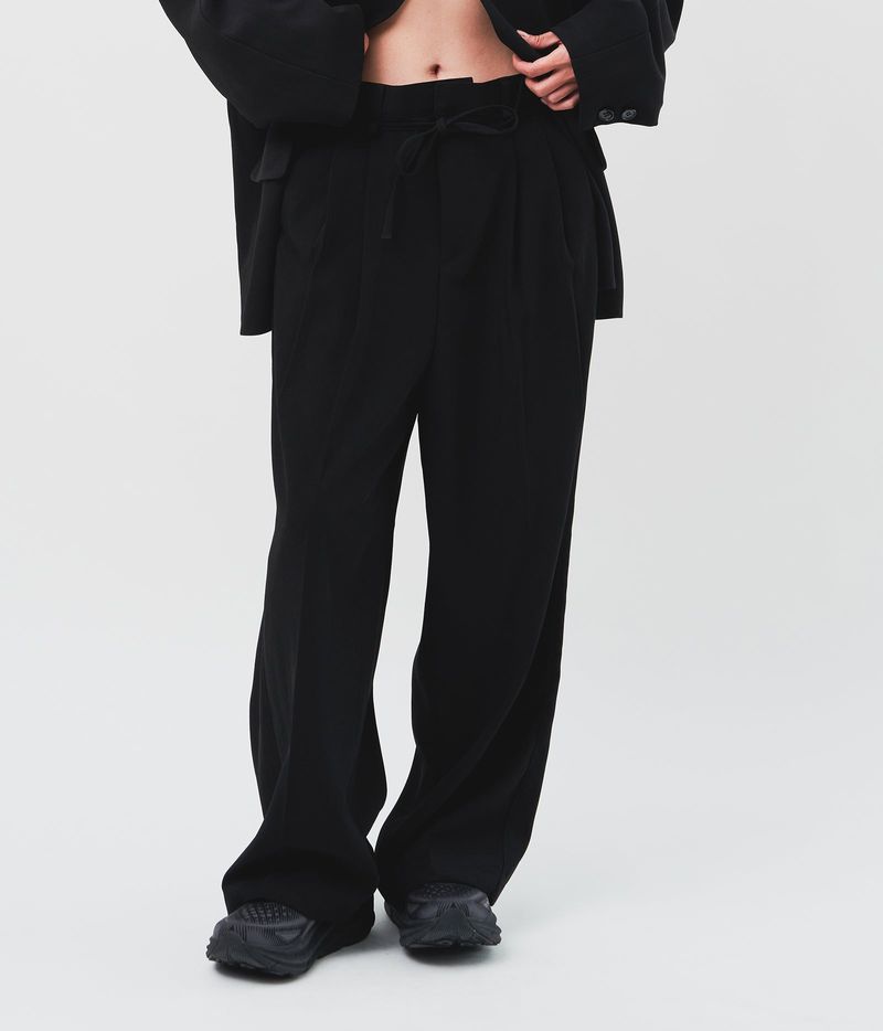 Oriental Rope Wide Trousers (2color)