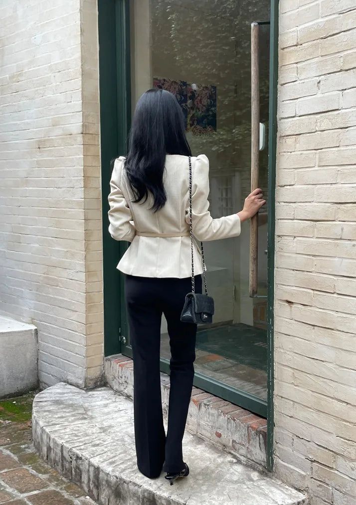 Heps Banding Span Bootcut Slacks