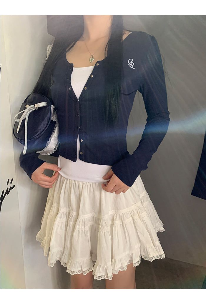 white cancan lovely skirt