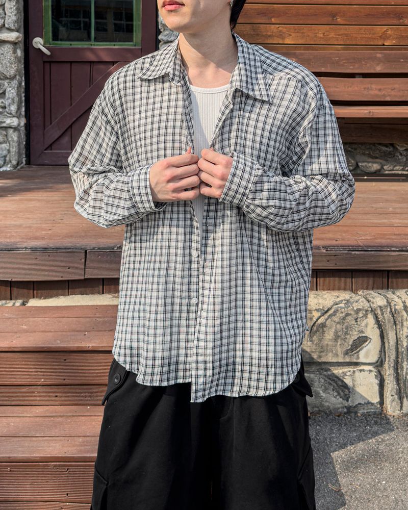 Focus Seersucker Check Shirt