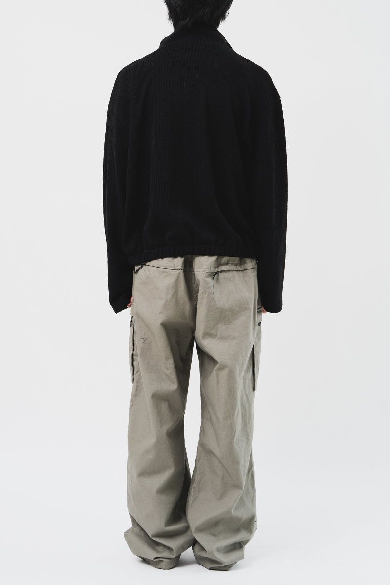 Junky Knitted Zip Up (3color)