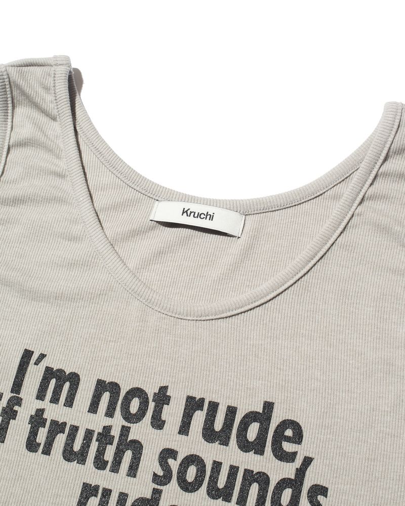 RUDE Sleeveless (GREY)
