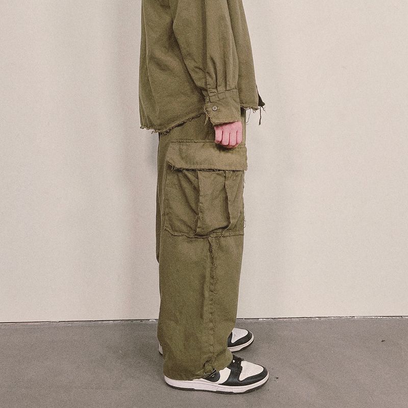 grunge wide cargo pants_khaki