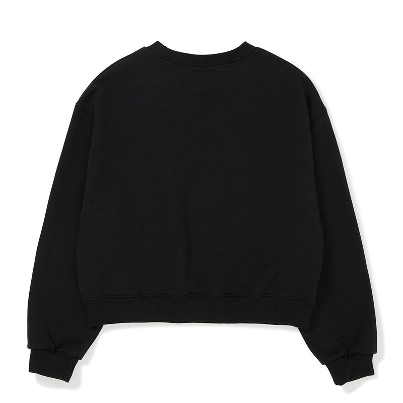スリットポイントスウェット/Slit Point Sweatshirt [BLACK]