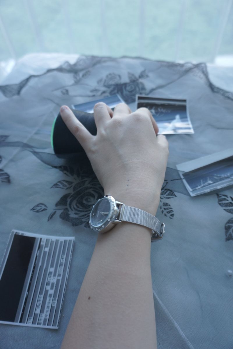 clover mesh strap watch