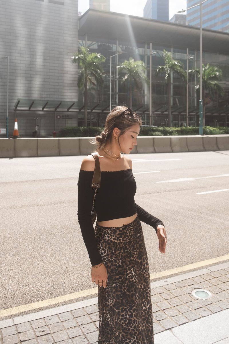 Milano Leopard Maxi Skirt