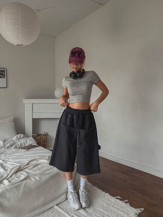 Dido Keyring Reverse Carpenter Bermuda Pants
