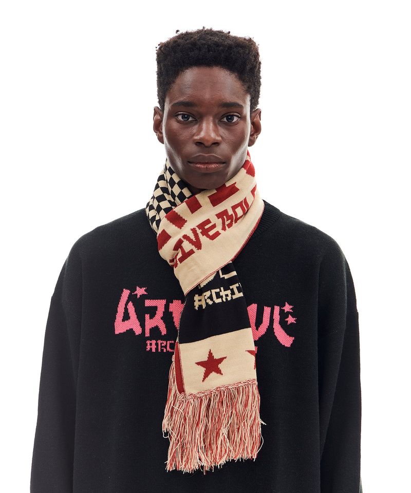 ARCHIVE BOLD（アーカイブボールド）の「JP LOGO MUFFLER (BEIGE)（Fashion Accessories）」