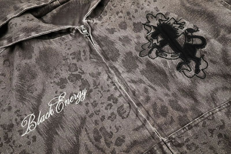Vesper Acid Leopard Hoodie Zip-up