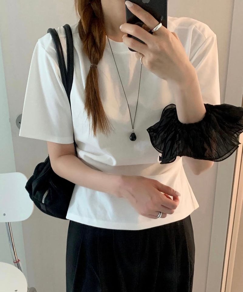 Silver925 Black Drop Necklace