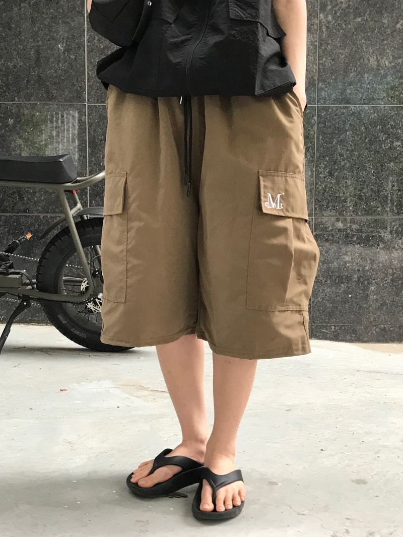 LAUREL POLY BERMUDA HALF PANTS (4color)