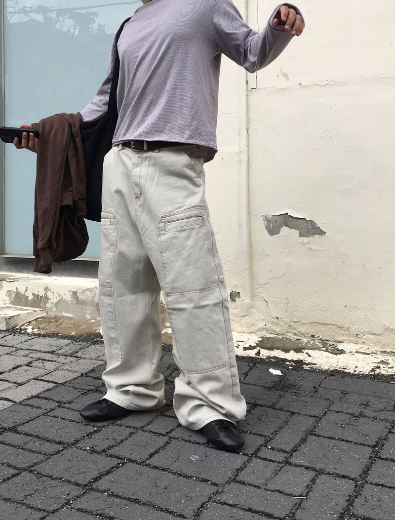 HOLY IN CODE（ホーリーインコード）の「No.1421 T double knee pk wide PT（Pants）」