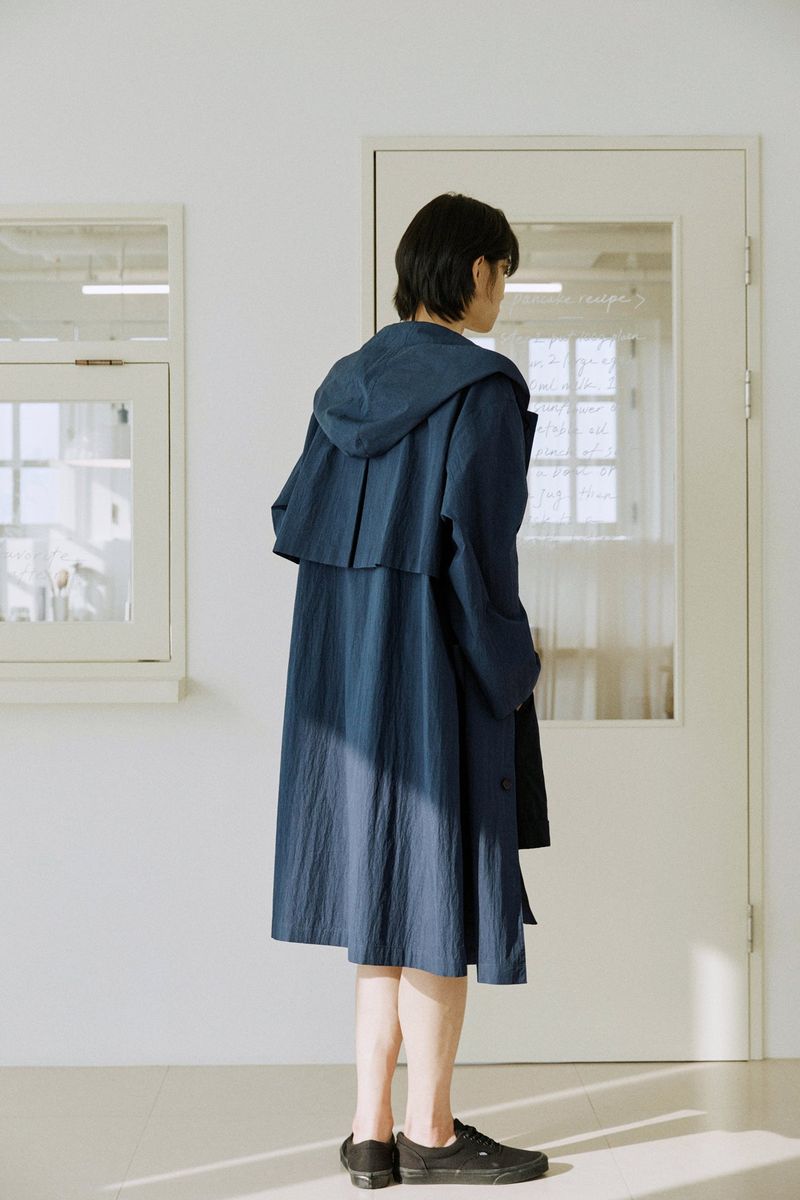 malen（マレン）の「unisex long hood coat blue navy（Jackets/Outerwear）」