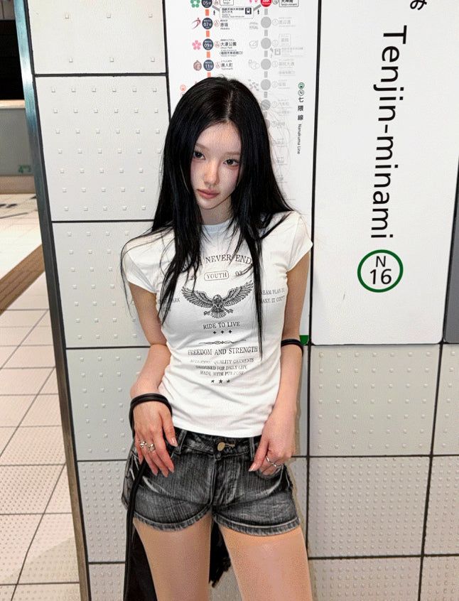 hatsukoshi（ハツコシ）の「26SS★ [MADE] Vintage Western Slim Tee（Tops）」