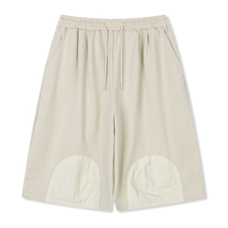 knee pads sweat bermuda pants