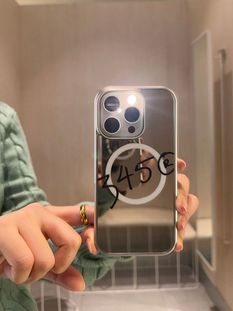345® Silver Mirror Bumper Case / TREEFORFIVE345