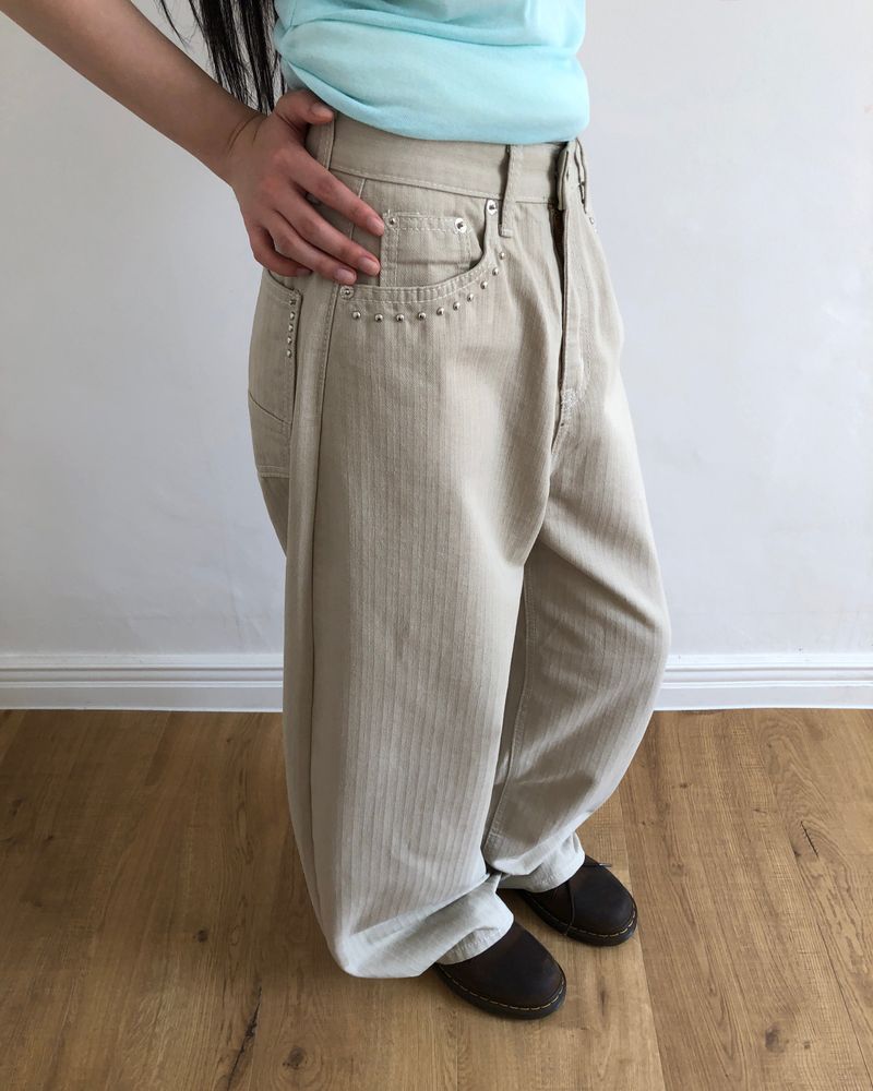 WONDER WONDER（ワンダーワンダー）の「Okid Herringbone Wide Pants（Pants）」