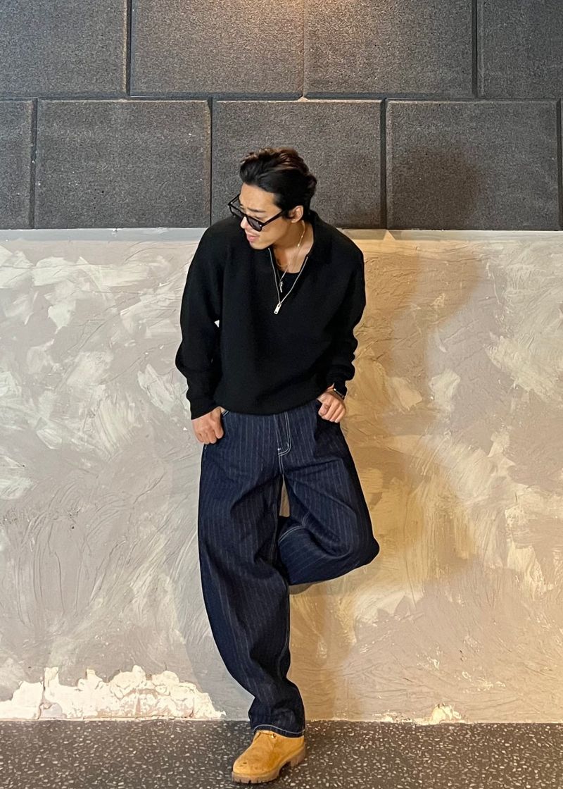 Berghazzi Semi-Zip-up Cara Knit 9COLOR