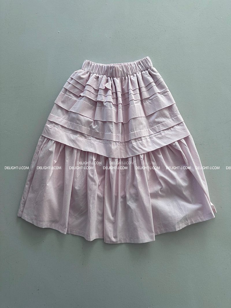 frill cancan midi skirt