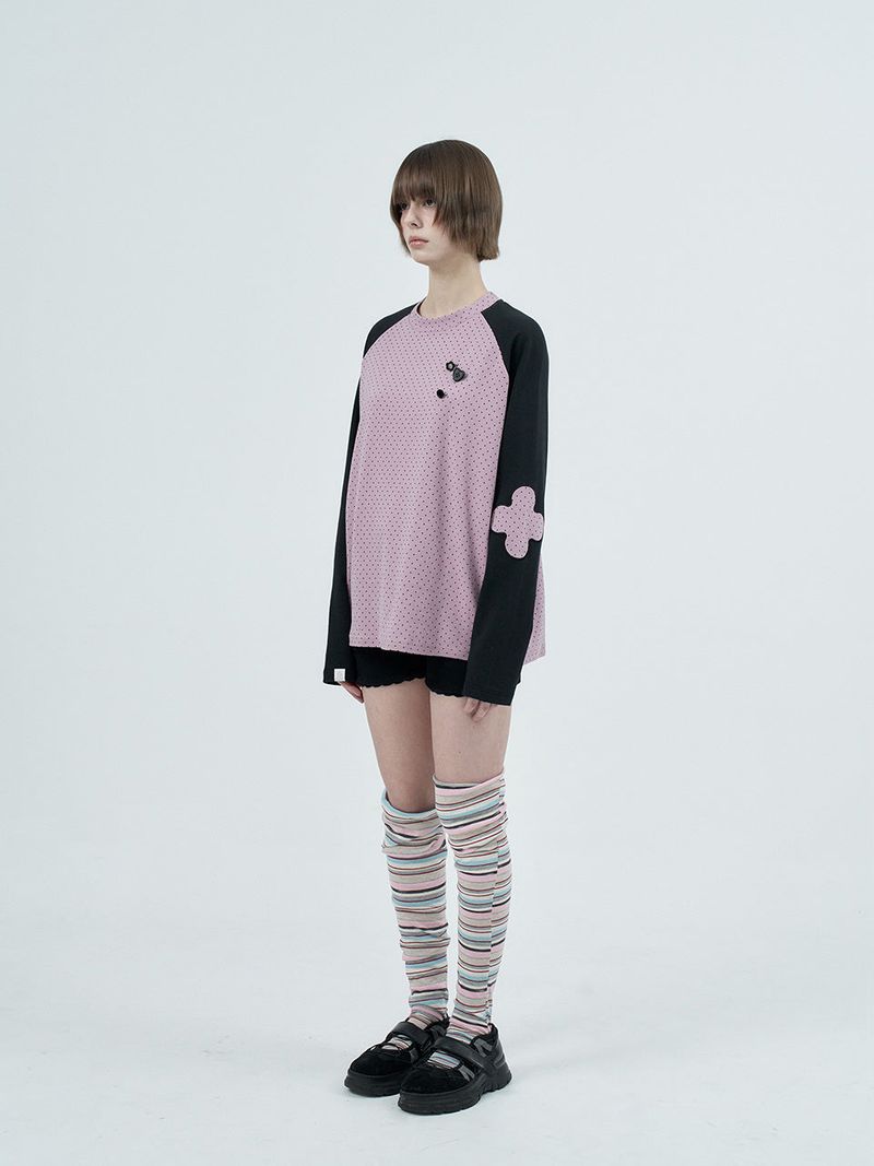 multi stripe loose socks