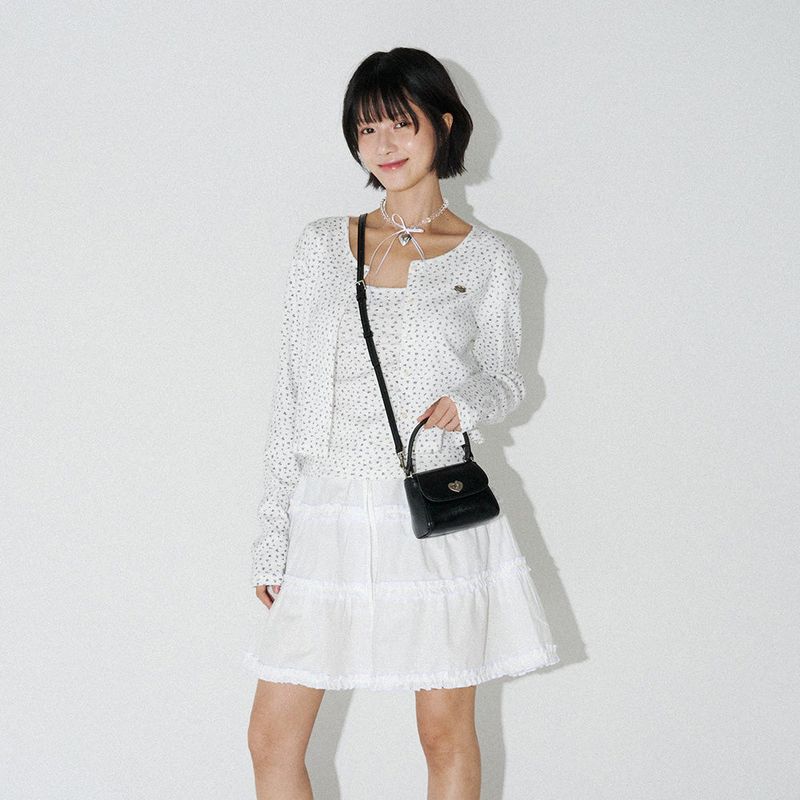 mellotory(メロートリー)の「FLORAL CARDIGAN SET (Ivory)(Tops)」