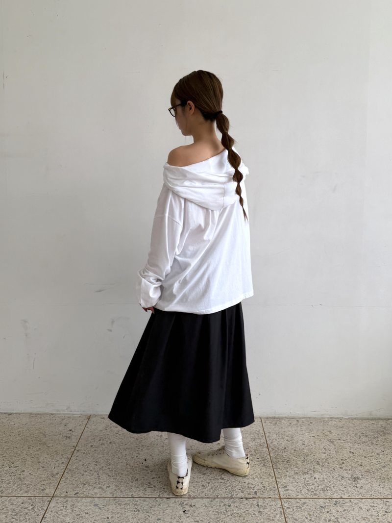 wrap skirt + pleats pants