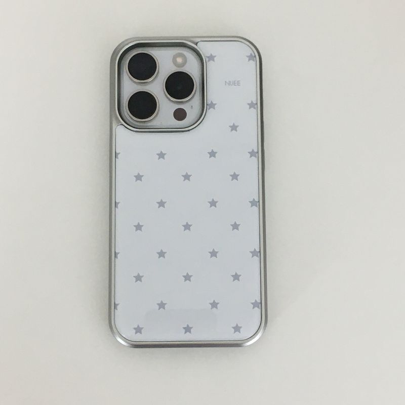 s.star white case  (silver epoxy)