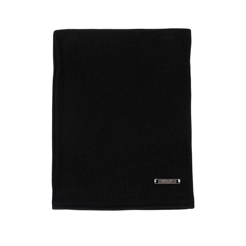 90's rib tube top (BLACK)