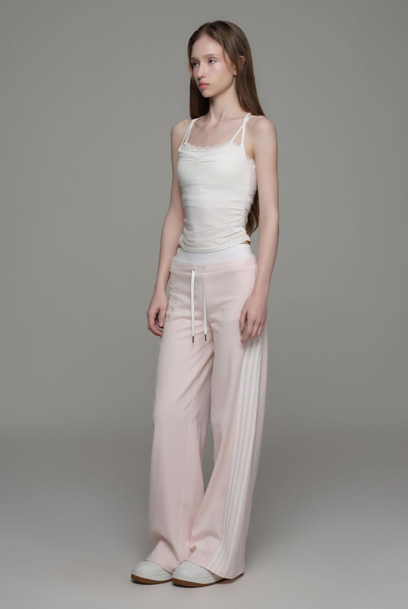 Strawberry milk sleeveless top, White