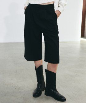 RELAX BERMUDA HALF PANTS_BEIGE