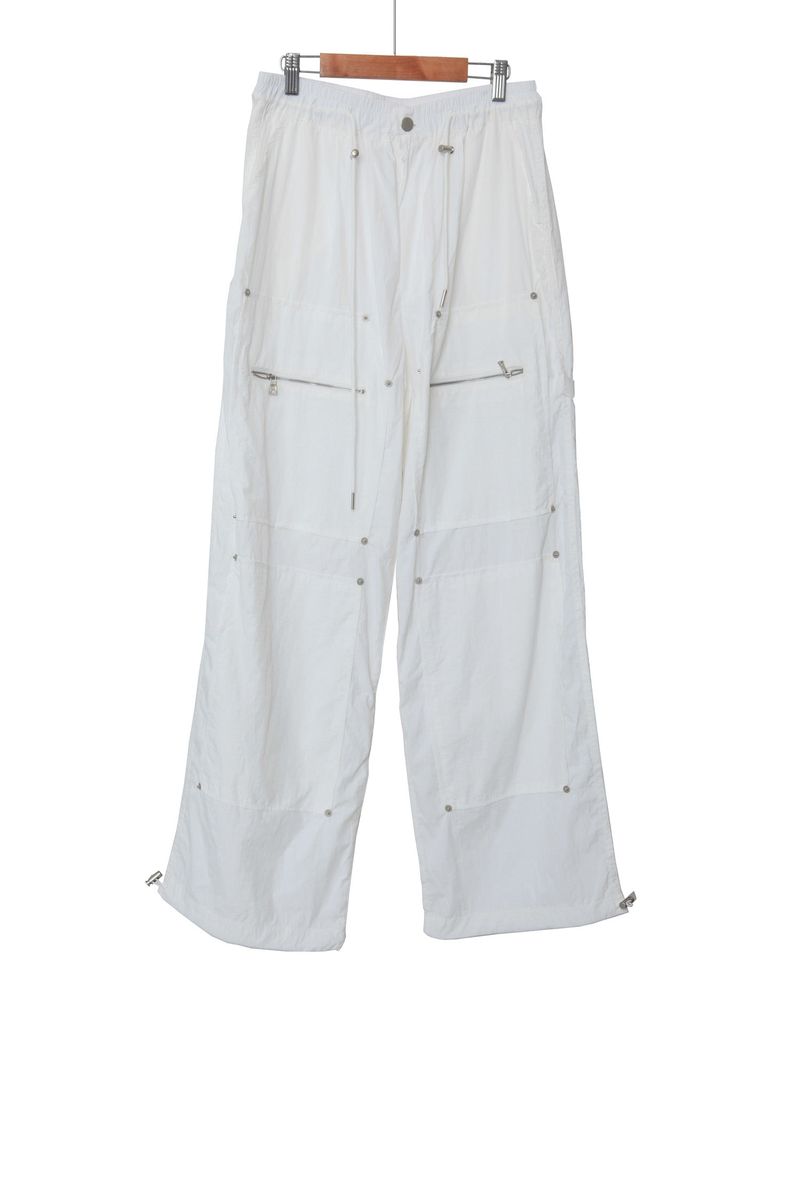 nylon ribat zipper pants